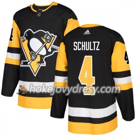 Pánské Hokejový Dres Pittsburgh Penguins Justin Schultz 4 Adidas 2017-2018 Černá Authentic
